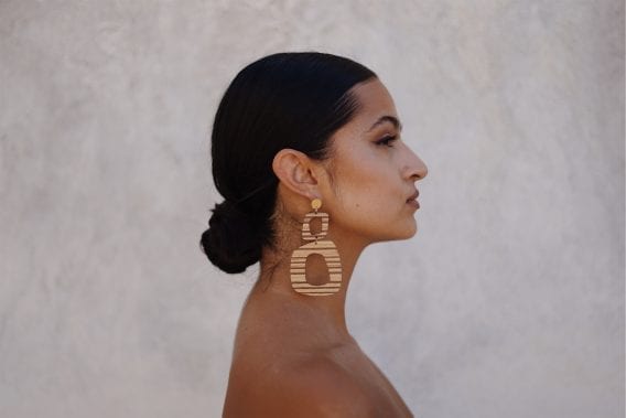 Zebrano earrings 01
